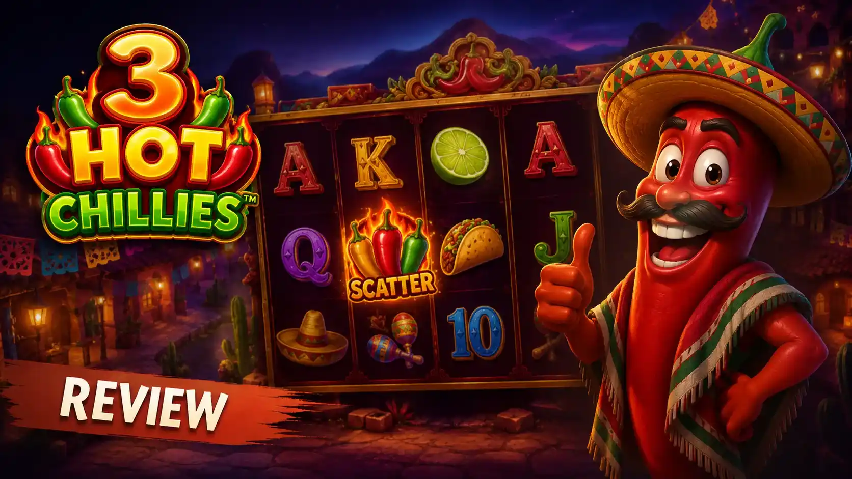 3 Hot Chillies Game Slot Review, RTP, Features & Demo