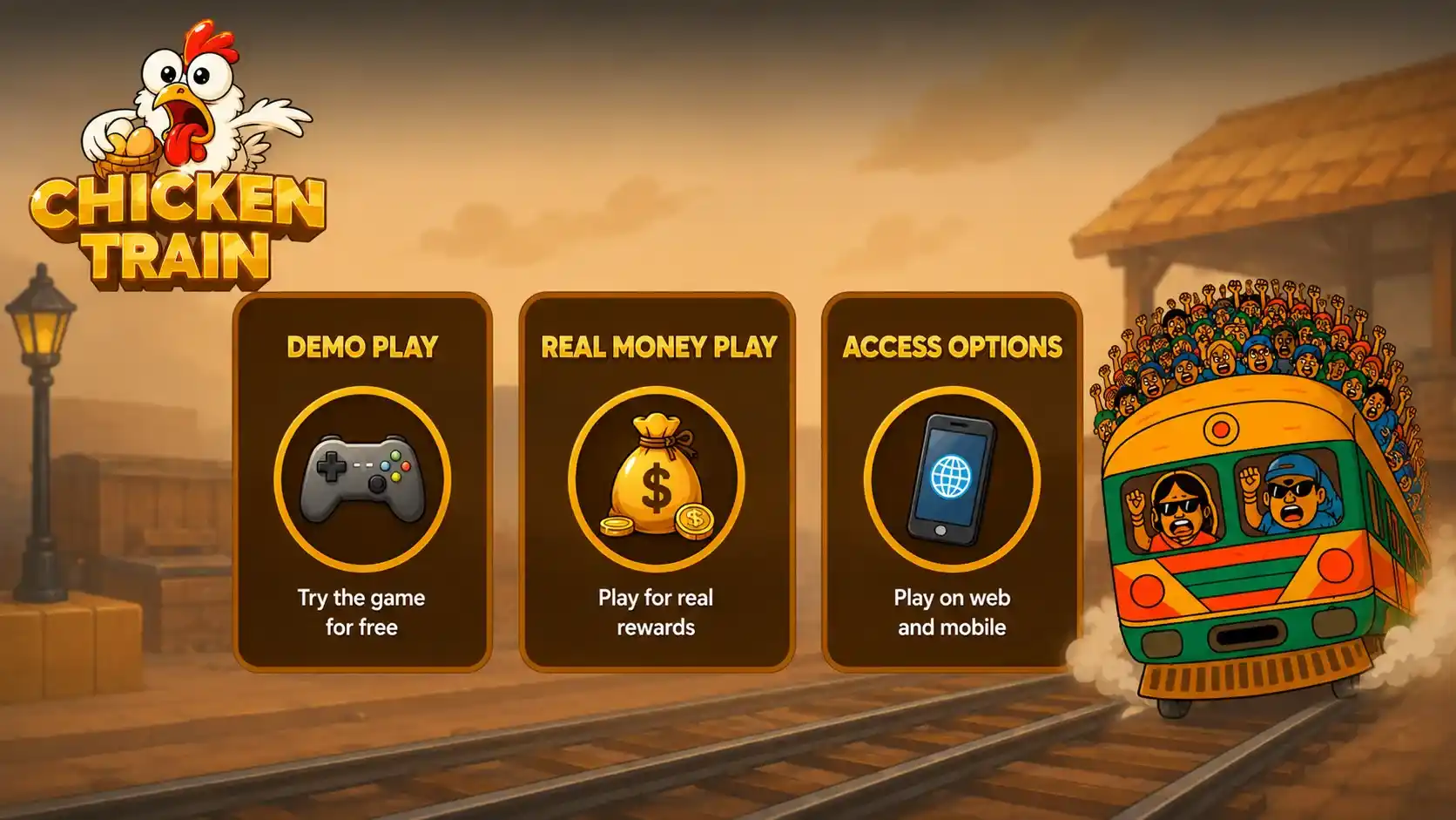 Demo Play, Real Money Play and Access Options