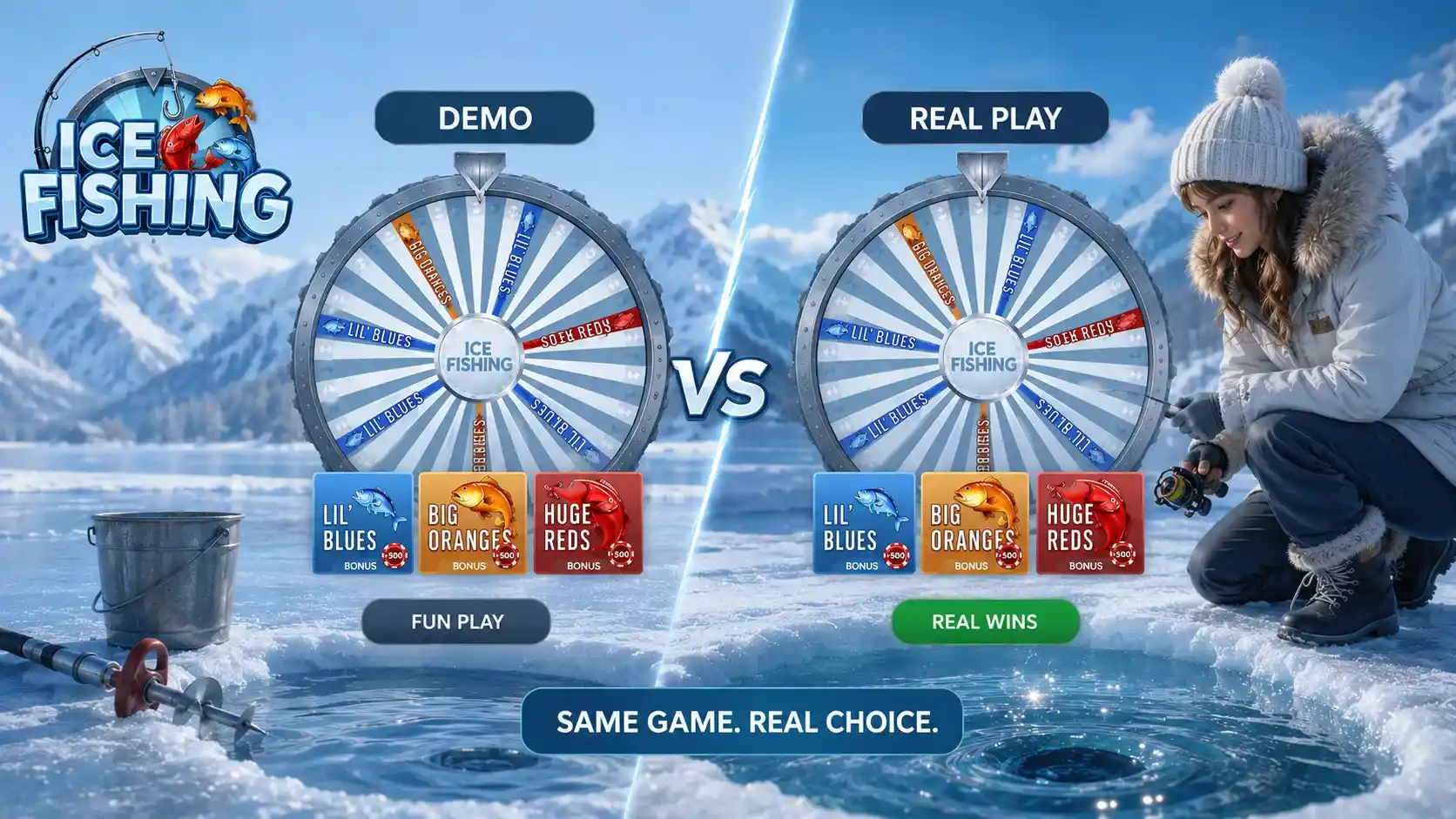 Demo vs Real Play