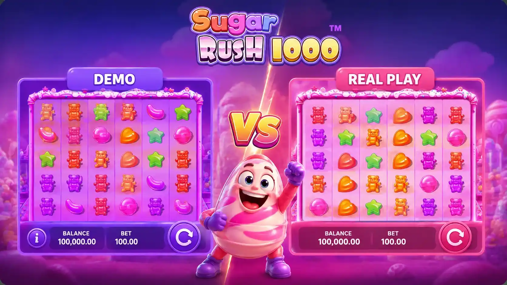 Demo vs Real Play