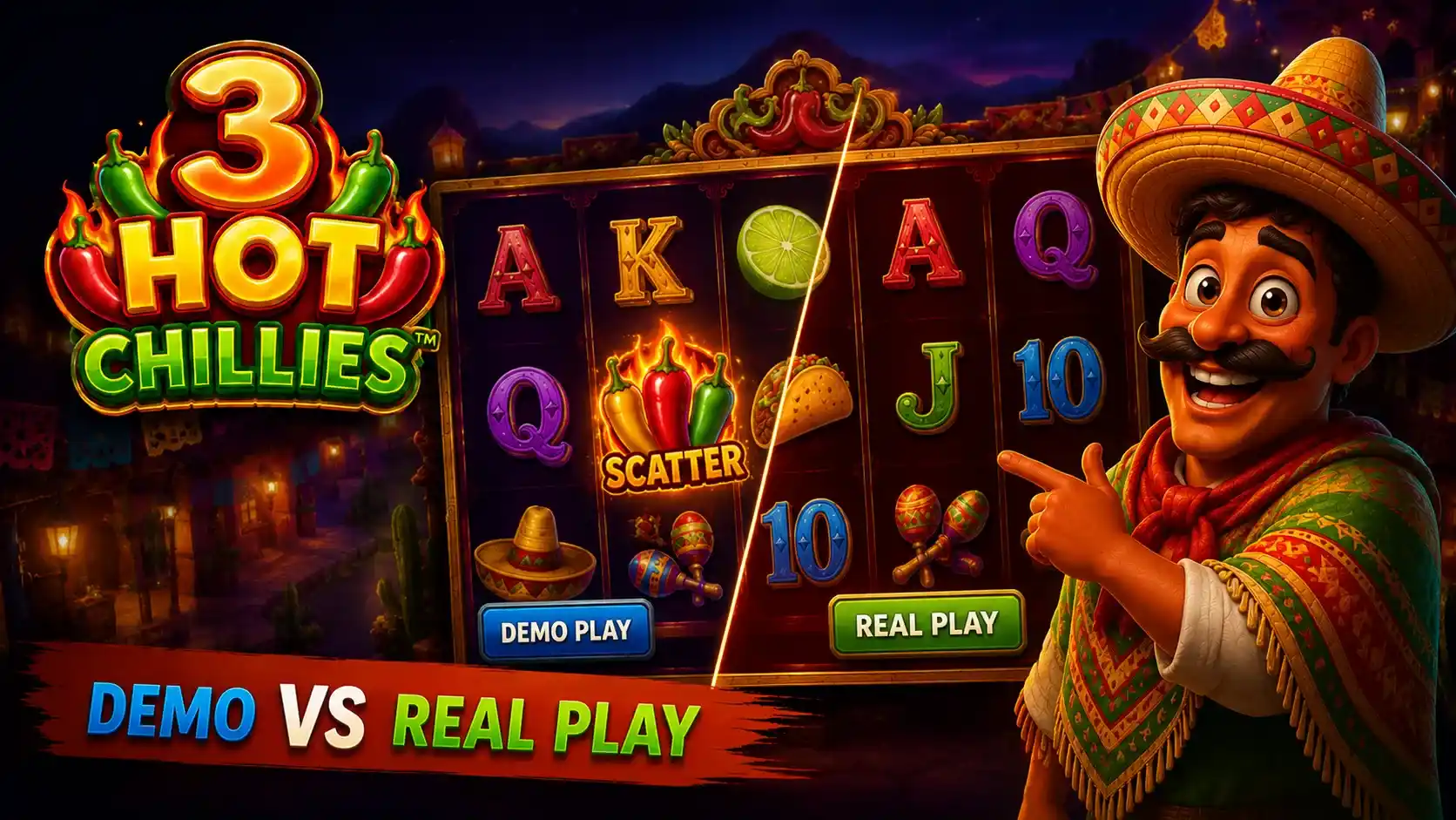 Demo vs Real Play